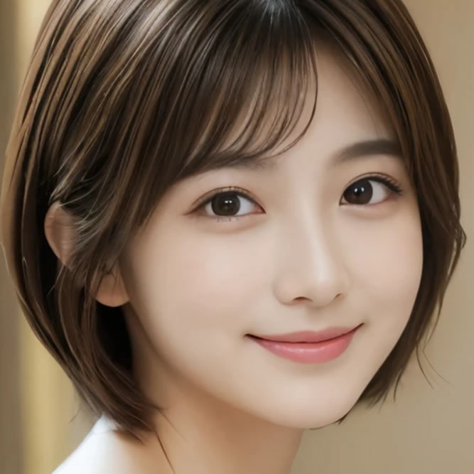 小顔の女性